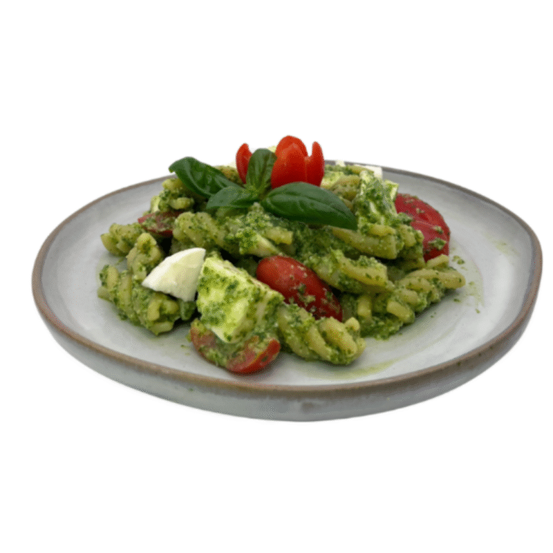 A Plate of Nonna's Pantry Authentic Traditional Italian Flavorful Pesto Pasta